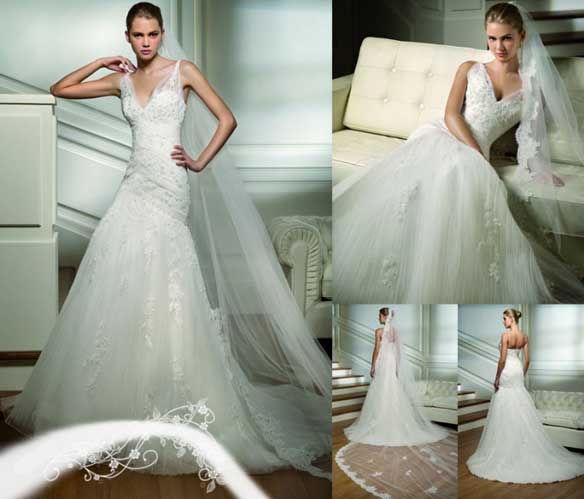 Весільні сукні 2012: три тренда