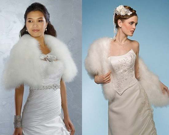 Весільні сукні для зими 2012-2013