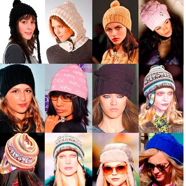 Модні в'язані шапки осінь-зима 2013-2014