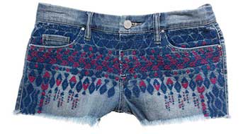 Модні жіночі джинсові шорти 2014