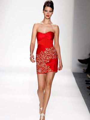 Модні червоні сукні 2014 