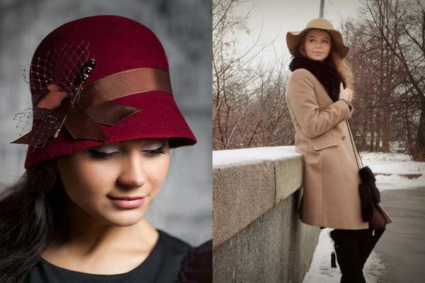 Модні жіночі капелюхи для зими 2017