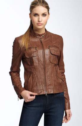 Шкіряні жіночі куртки: модні тенденції осені 2011