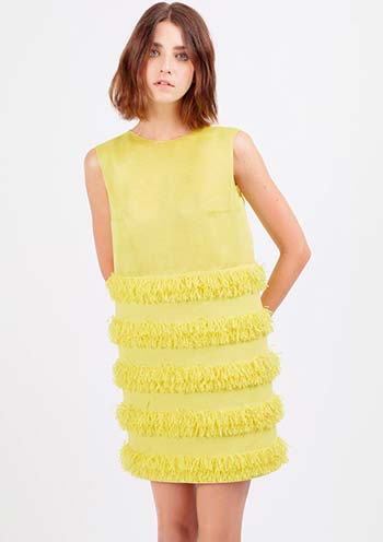 Помаранчеві і жовті сукні 2015
